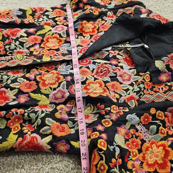 Johnny Was Biya Embroidered Coat *Rare - Picture 9 of 16